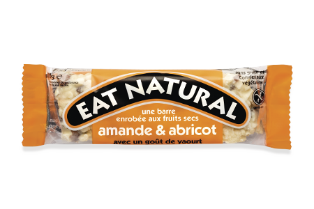 Barre Amandes & abricots 50g - Eat Natural