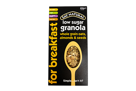 Granola - Avoine, amandes et graines - Eat Natural