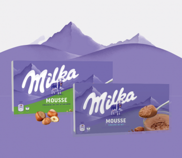 Lancement des mousses Milka